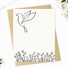 Sympathy Dove Card from Bouqk
