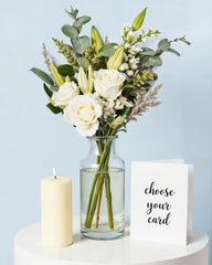 White Blossom Comfort Bouqk ๐ธ๐