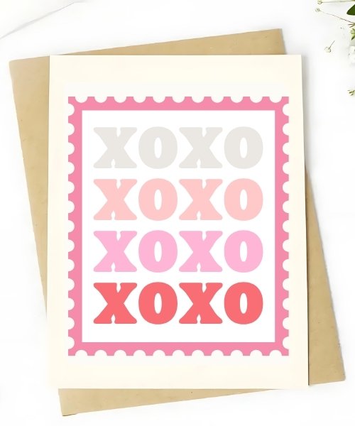 XOXO Card from Bouqk