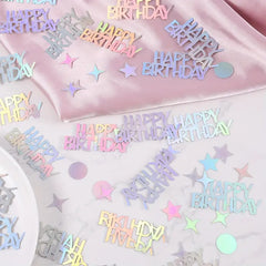 Happy birthday confetti gift box add-on