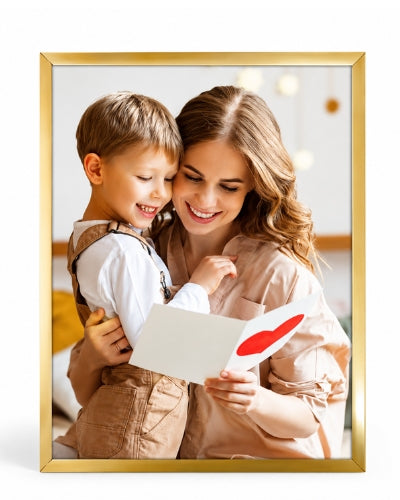 Gold metal 4x6 photo frame