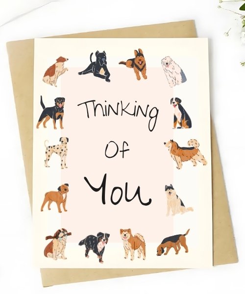 Sympathy Dogs Card from Bouqk