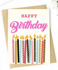 Birthday Candles Card from Bouqk