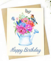 Birthday Watering Can Card from Bouqk