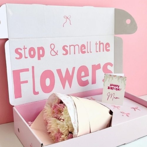 Bouqk signature luxury flower gift box
