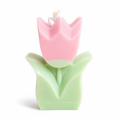 Tulip shaped scented candle 65g